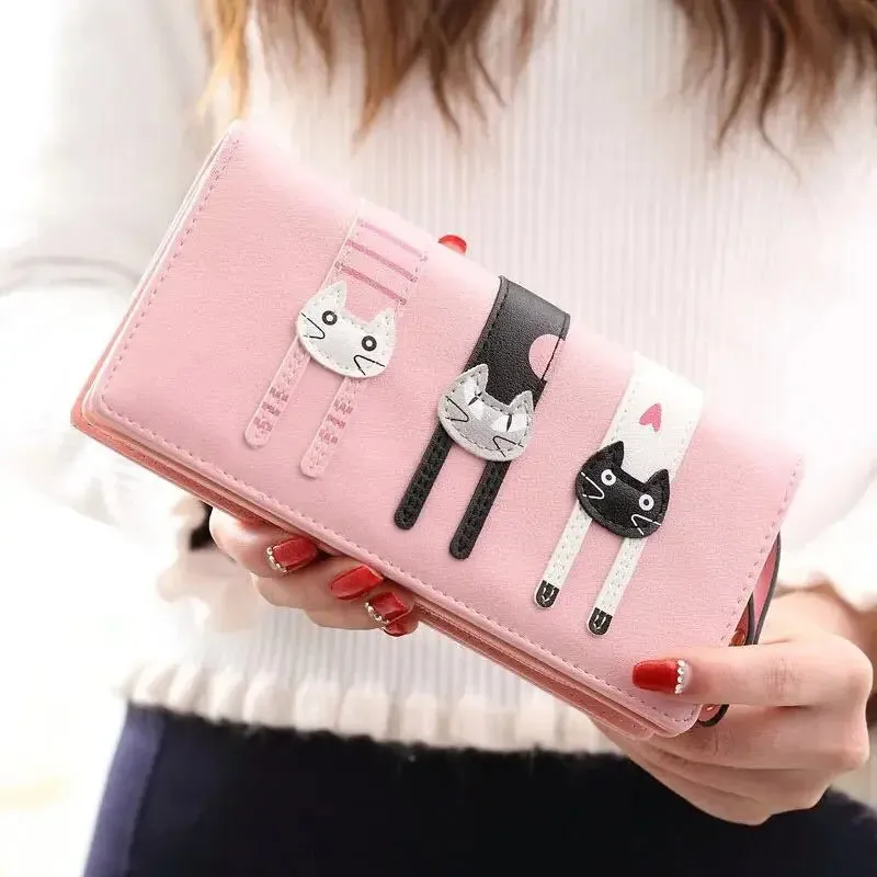 Kittens & Cash Faux Leather Wallet