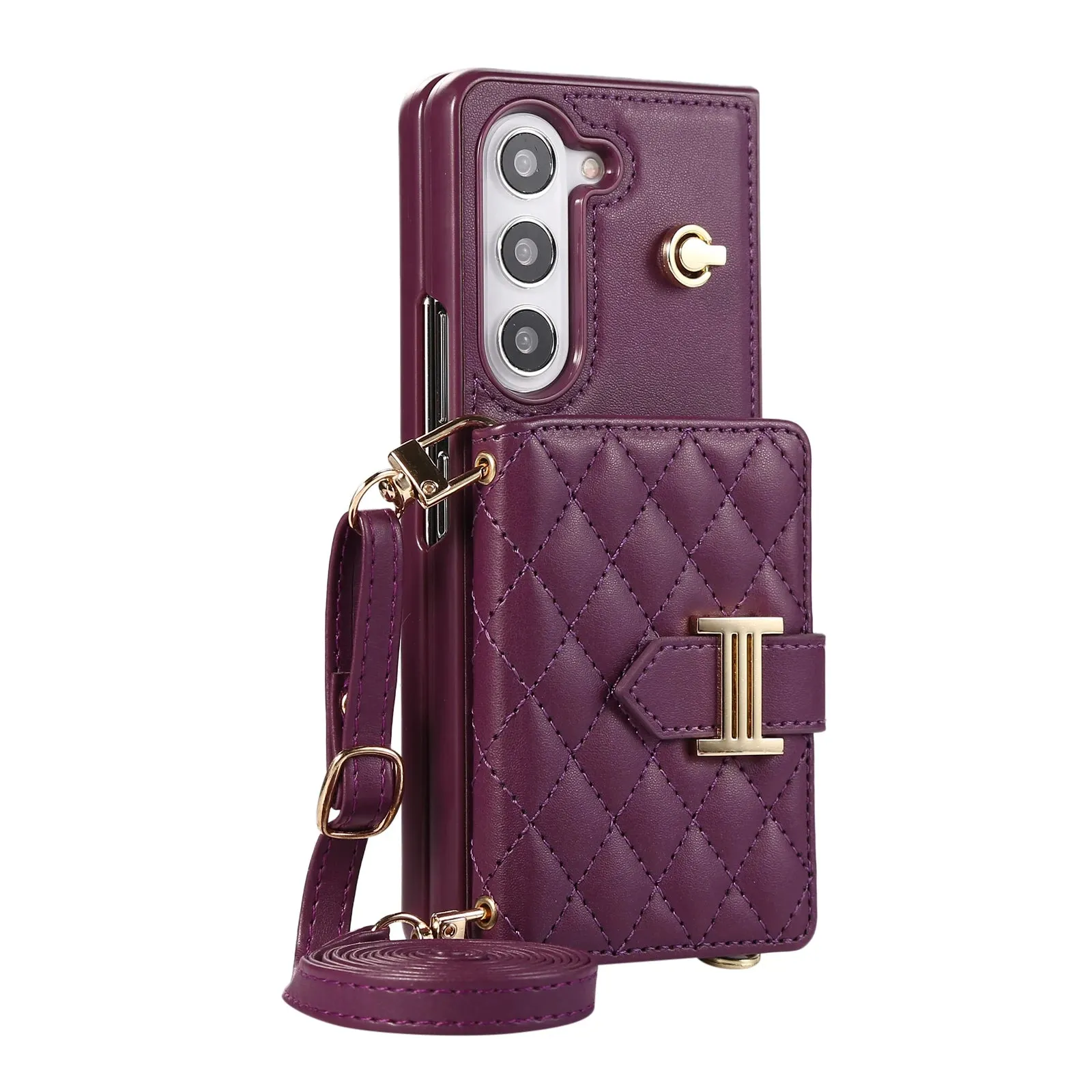 Leather Crossbody Wallet Case for Samsung Galaxy – Stylish & Functional