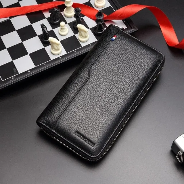 Leather RFID Blocking Phone Case & Wallet