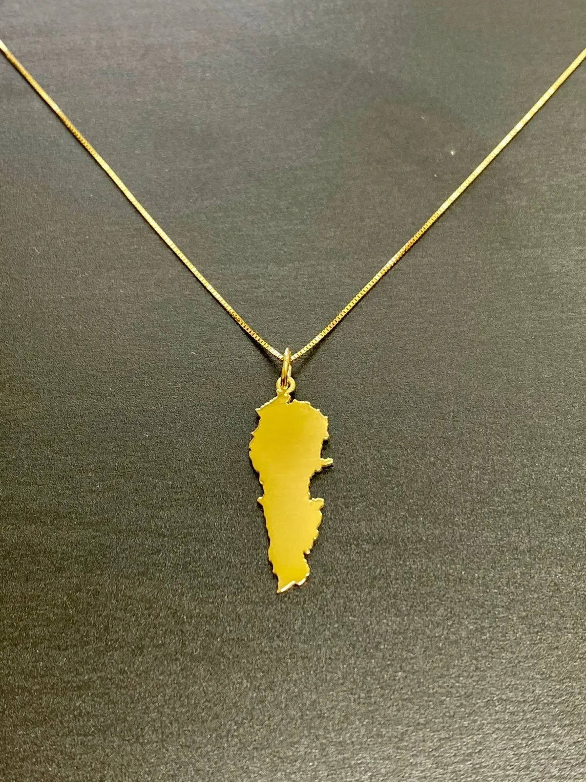 Lebanon Map Pendant Medium