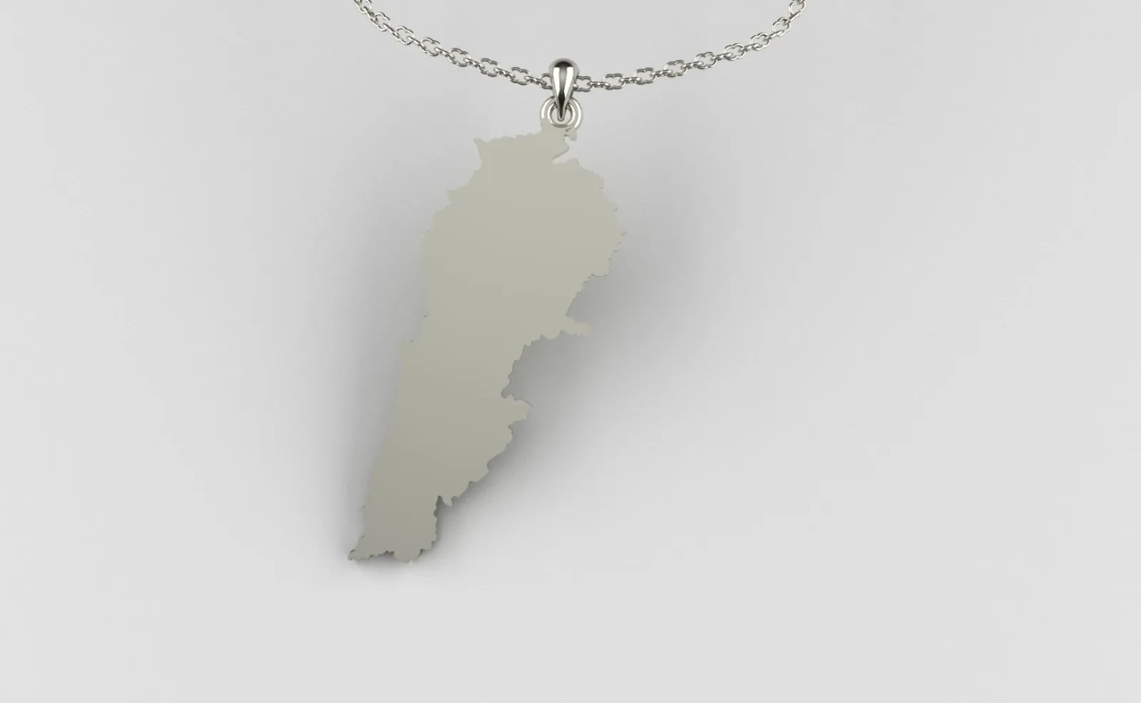 Lebanon Map Pendant Medium