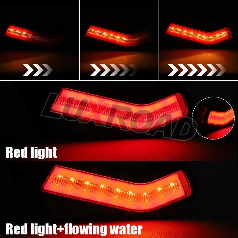 LED Side Marker Lights Trailer Side Lamp Flowing Turn Signal Lamp For Car Truck Tractor SUV Bus Boat Lorry Pickup Van RV 12V 24V