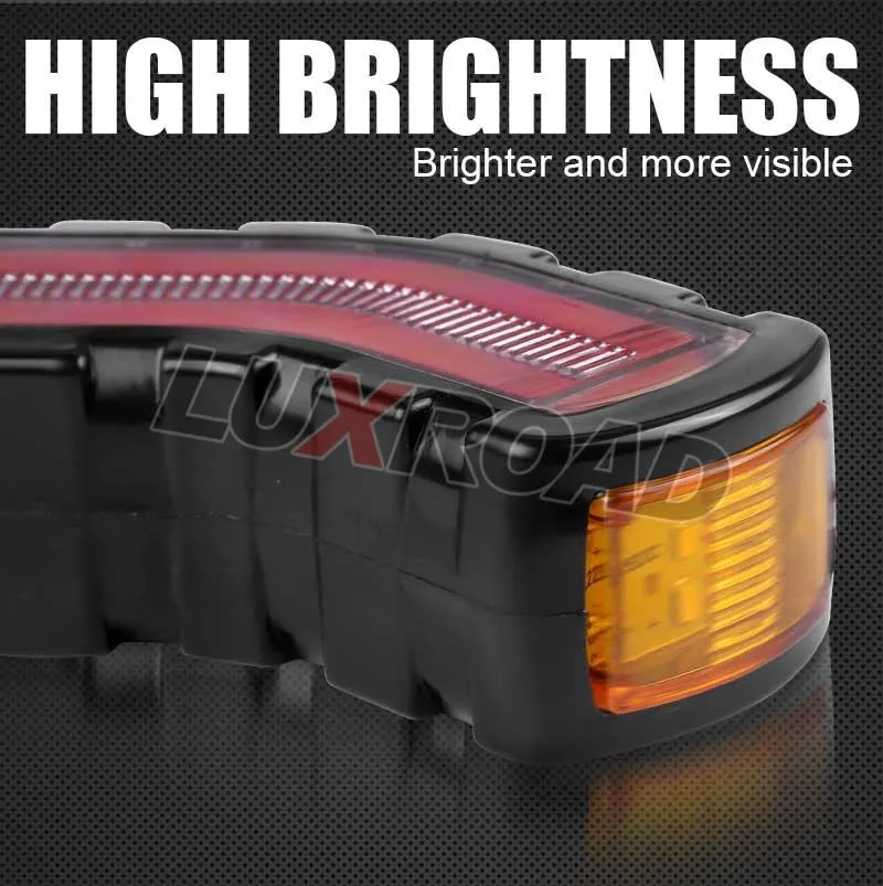 LED Side Marker Lights Trailer Side Lamp Flowing Turn Signal Lamp For Car Truck Tractor SUV Bus Boat Lorry Pickup Van RV 12V 24V