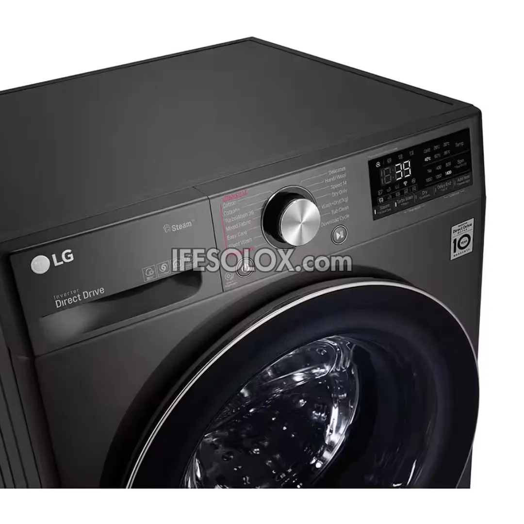 LG F2V3FYP6JE 9kg ThinQ Smart Automatic Front Load Vivace Washing Machine with Built-in WiFi - Brand New