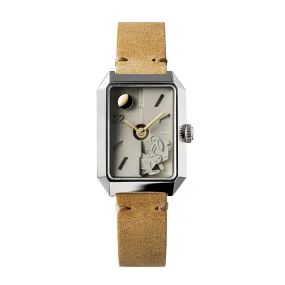 Limited Rabbit Edition Concrete Watch Manual Wind_Silver grass (Woman)