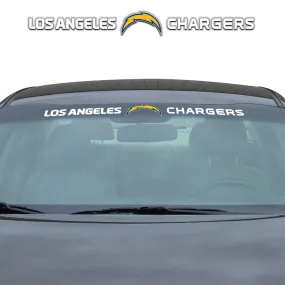 Los Angeles Chargers Sun Stripe Windshield Decal 3.25 in. x 34 in.