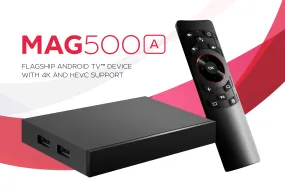 MAG 500A 4K Android TV set-top box - Open Box