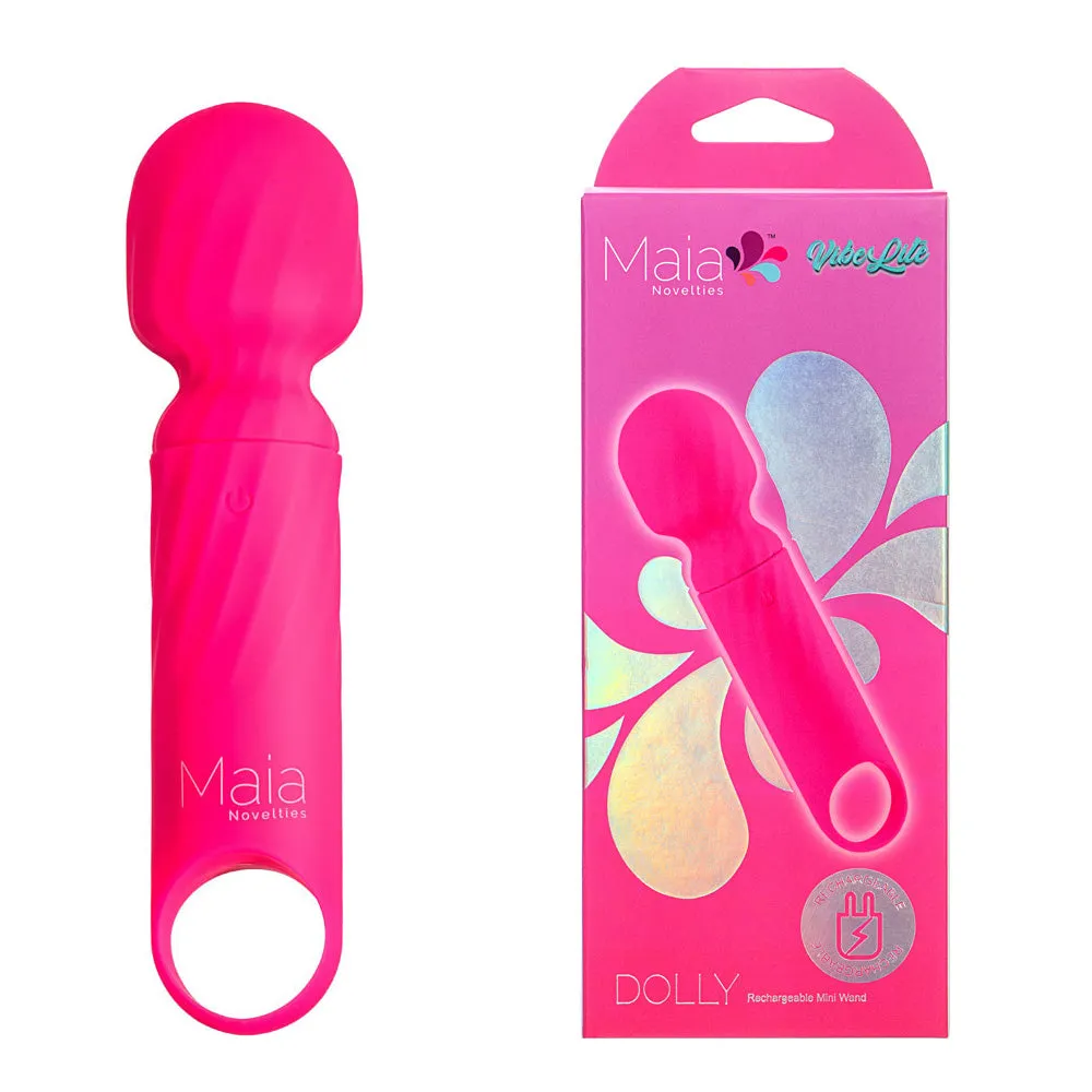 Maia DOLLY - Pink - Pink 12.7 cm USB Rechargeable Massage Wand