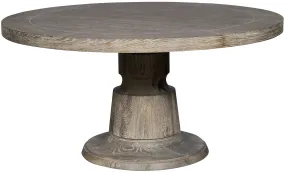 Marvelle Dining Base with Travertine Top