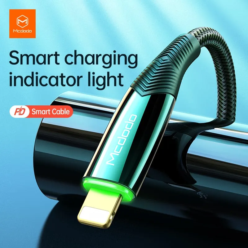 MCDODO Type-C to Lightning 20W 1.8M smart cable