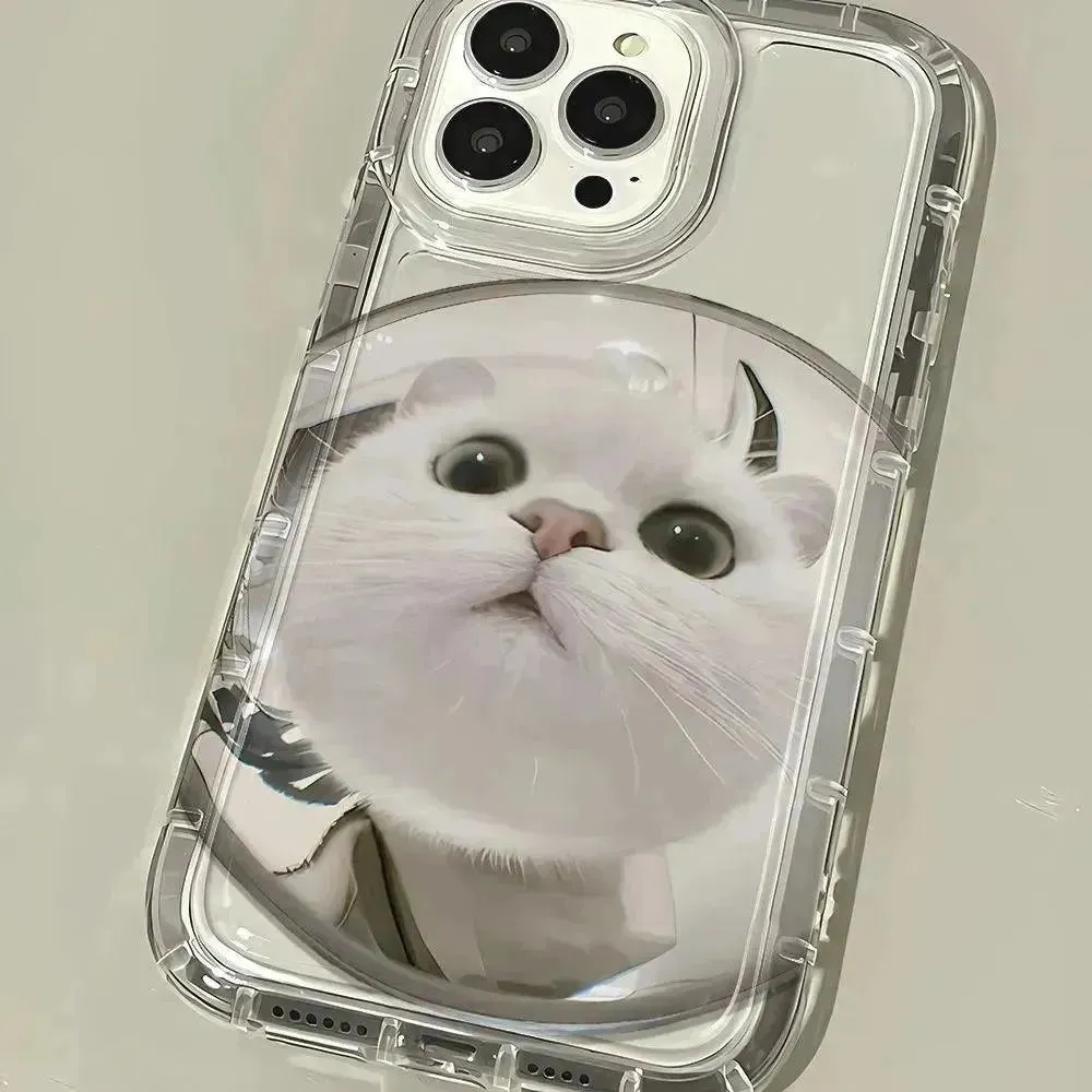 Mirror Cat Phone Case (For iPhones)