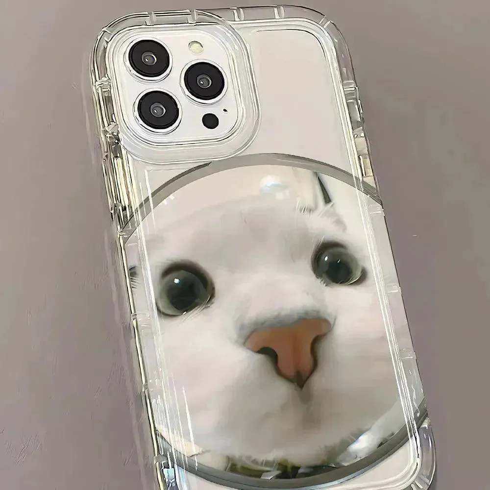 Mirror Cat Phone Case (For iPhones)