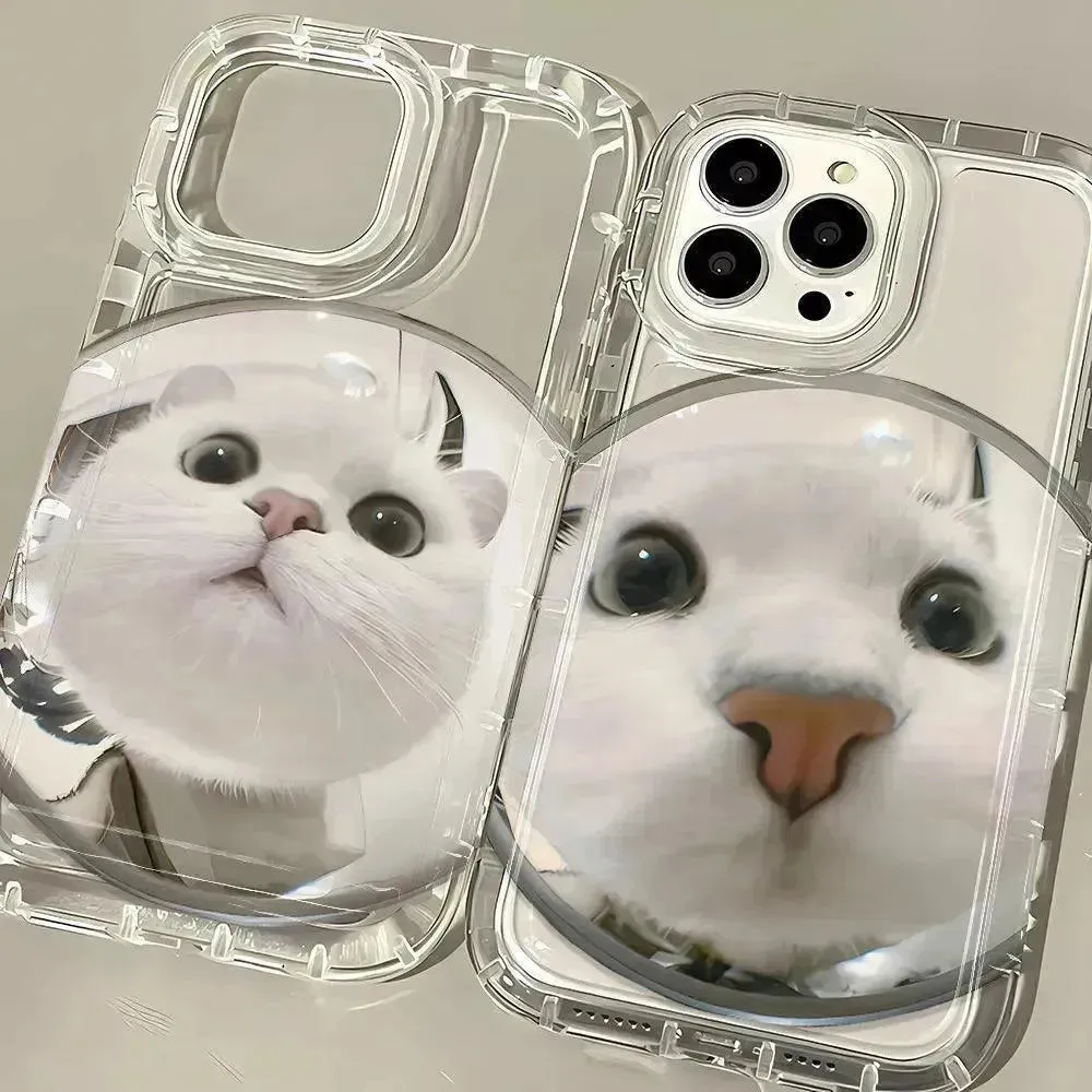 Mirror Cat Phone Case (For iPhones)