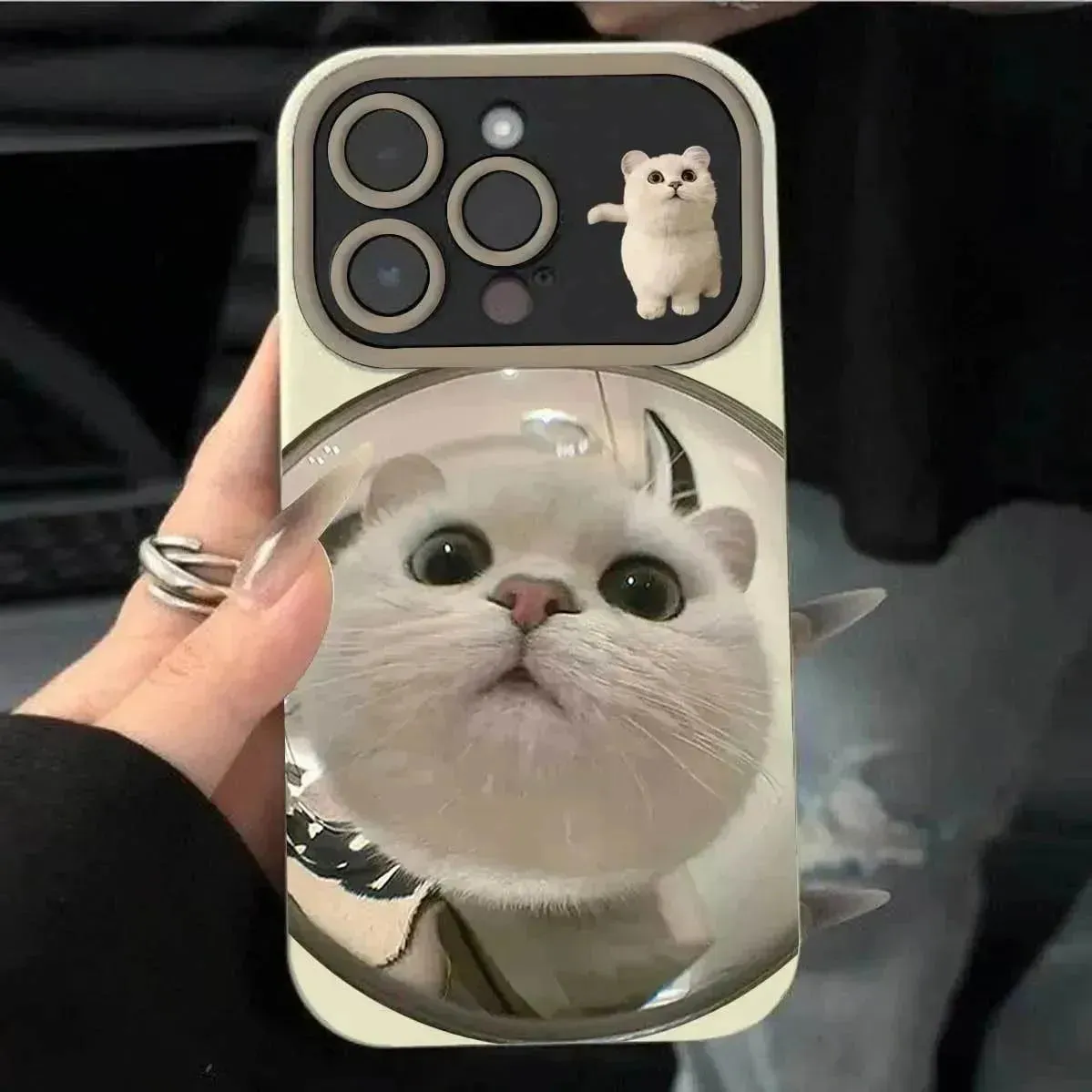 Mirror Cat Phone Case (For iPhones)