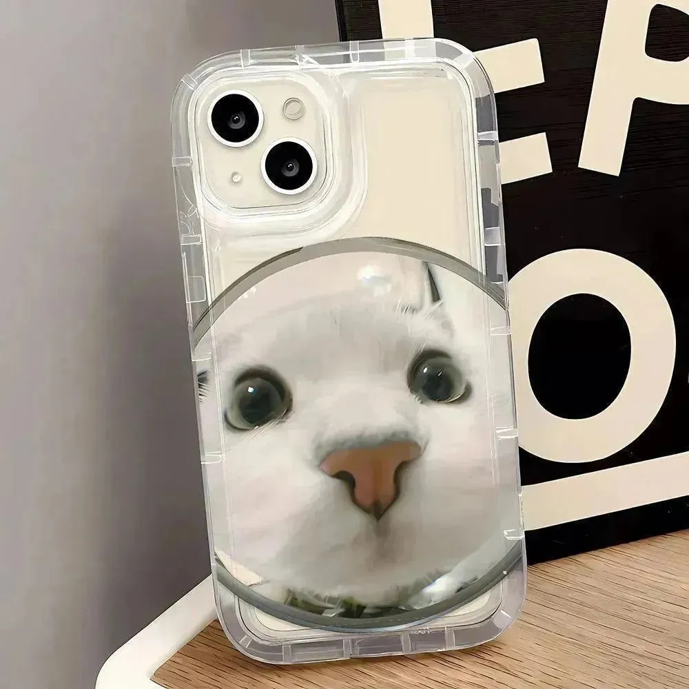 Mirror Cat Phone Case (For iPhones)