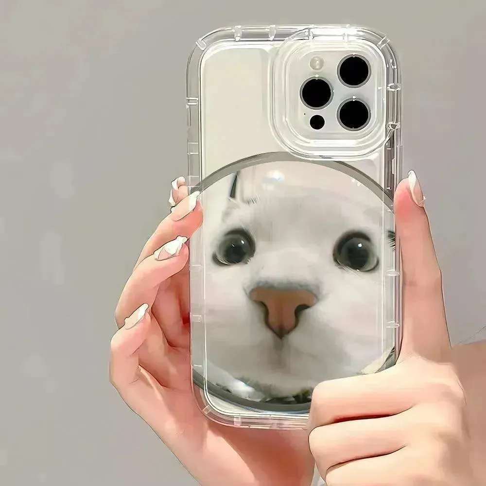 Mirror Cat Phone Case (For iPhones)