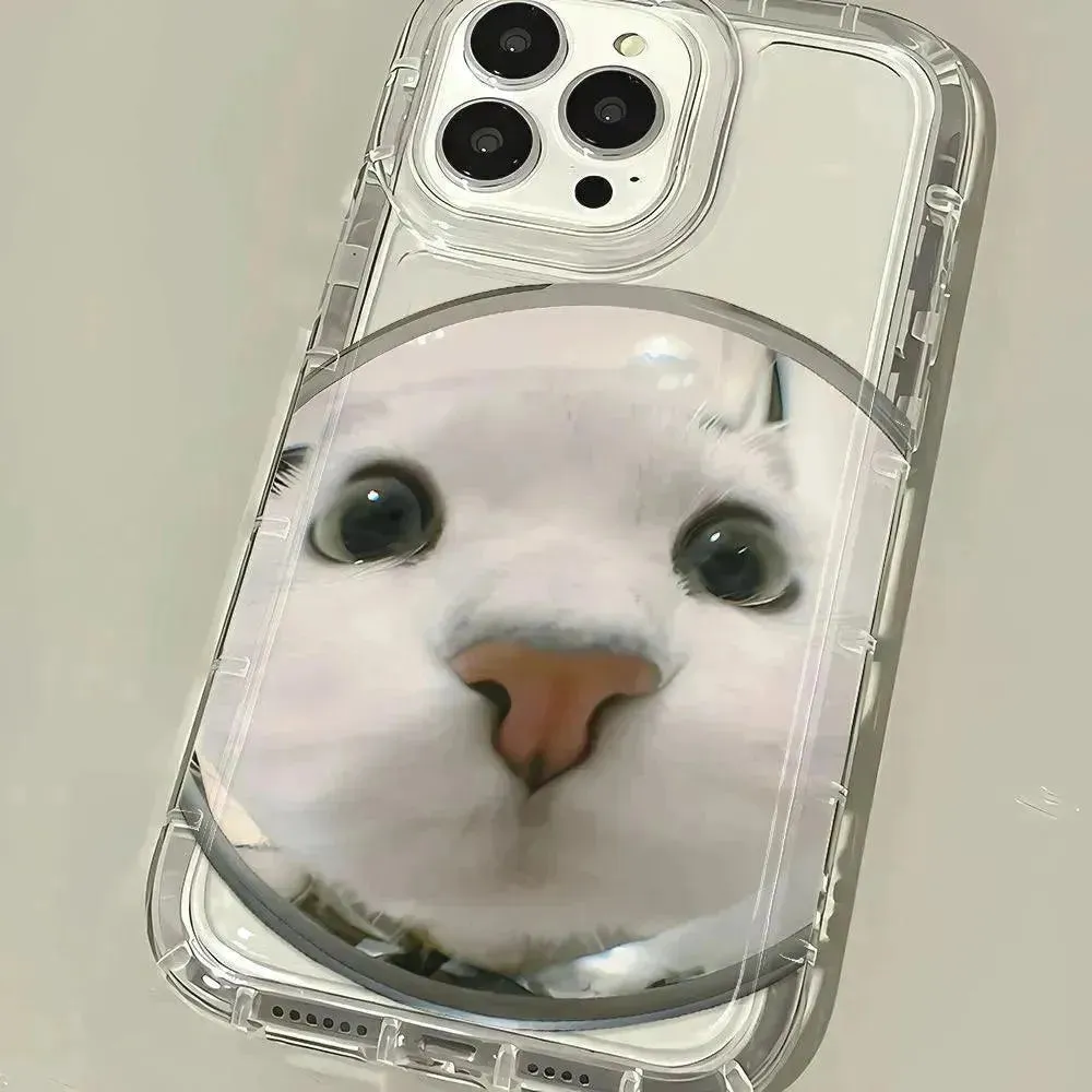 Mirror Cat Phone Case (For iPhones)