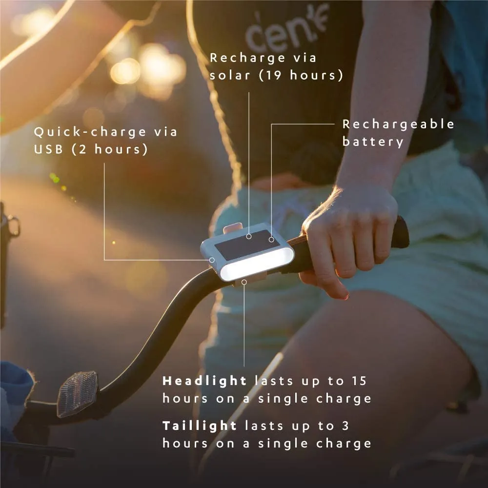 MPOWERD Luci Solar Bike Light Set