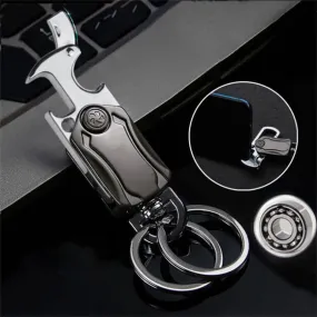 Multifunctional 360 Rotating Car Keychain