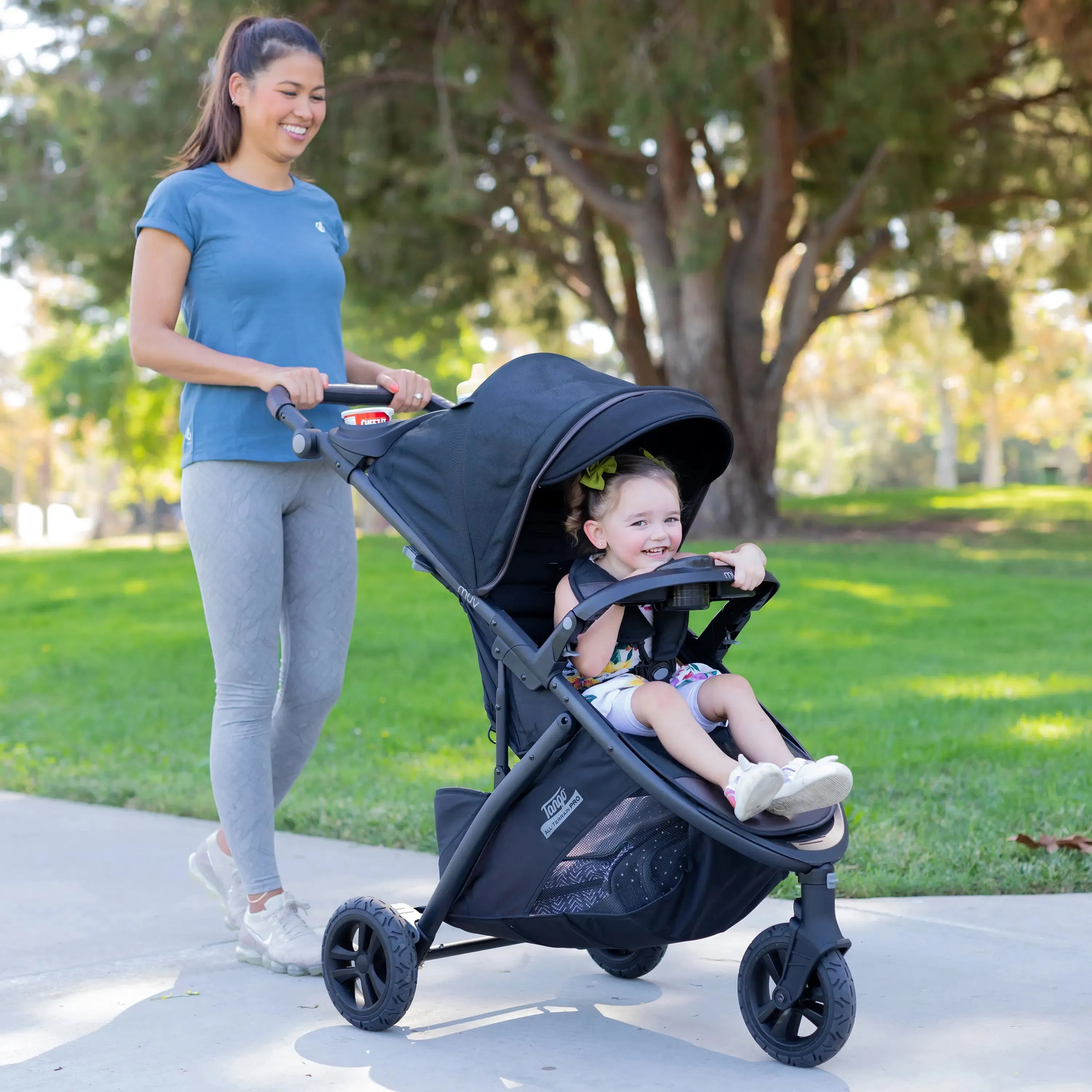 MUV® Tango™ Pro Stroller Travel System with Ally™ 35 Infant Car Seat - Uptown Brown