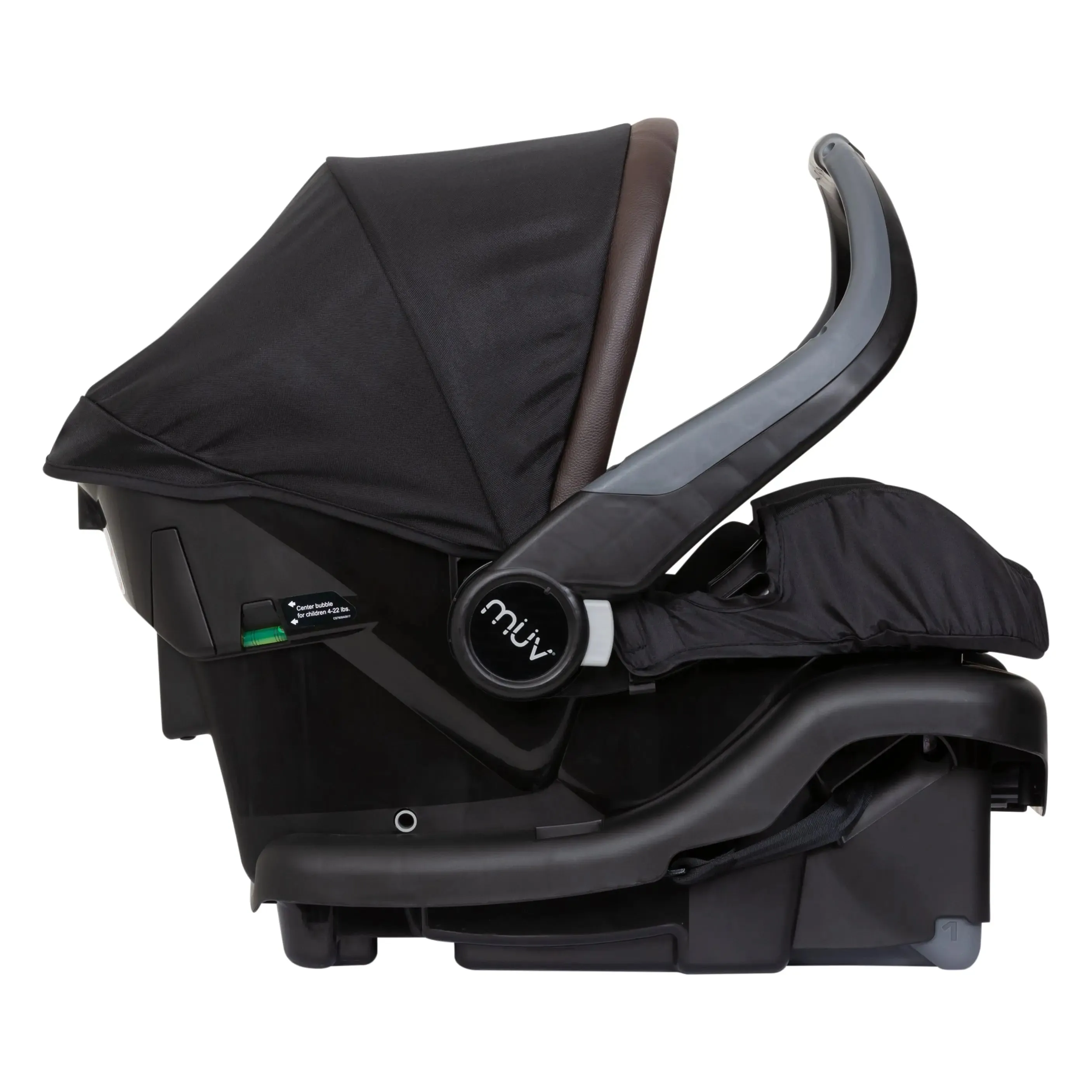 MUV® Tango™ Pro Stroller Travel System with Ally™ 35 Infant Car Seat - Uptown Brown