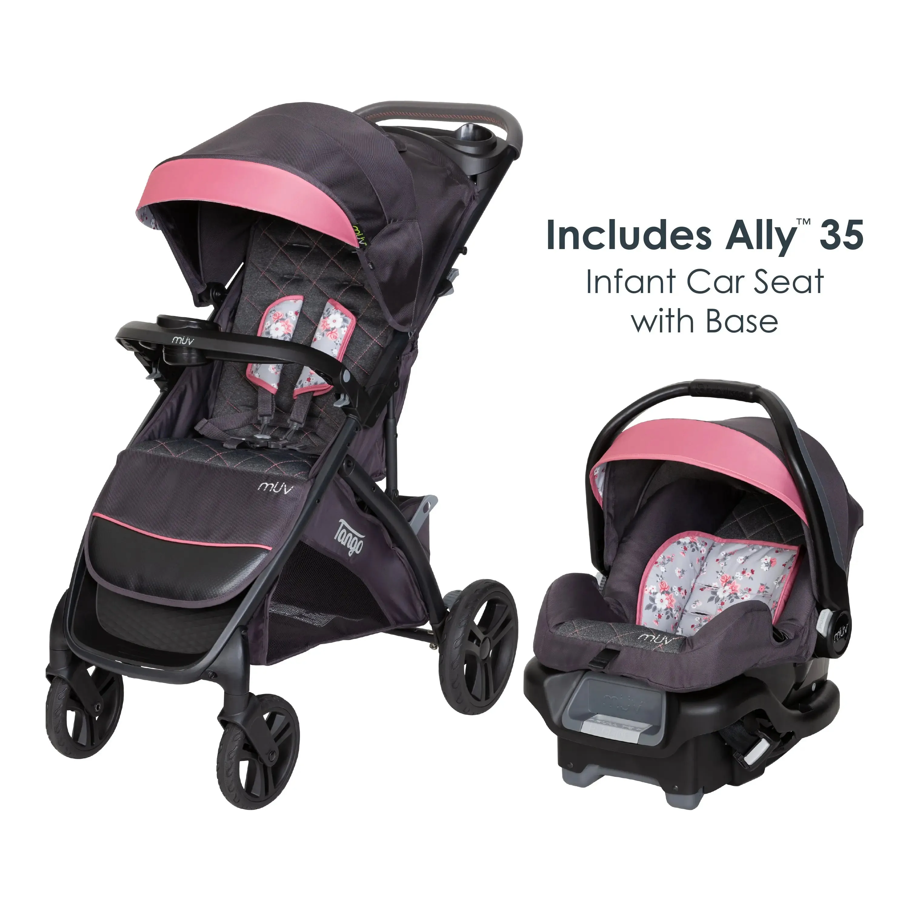 MUV® Tango™ Pro Stroller Travel System with Ally™ 35 Infant Car Seat