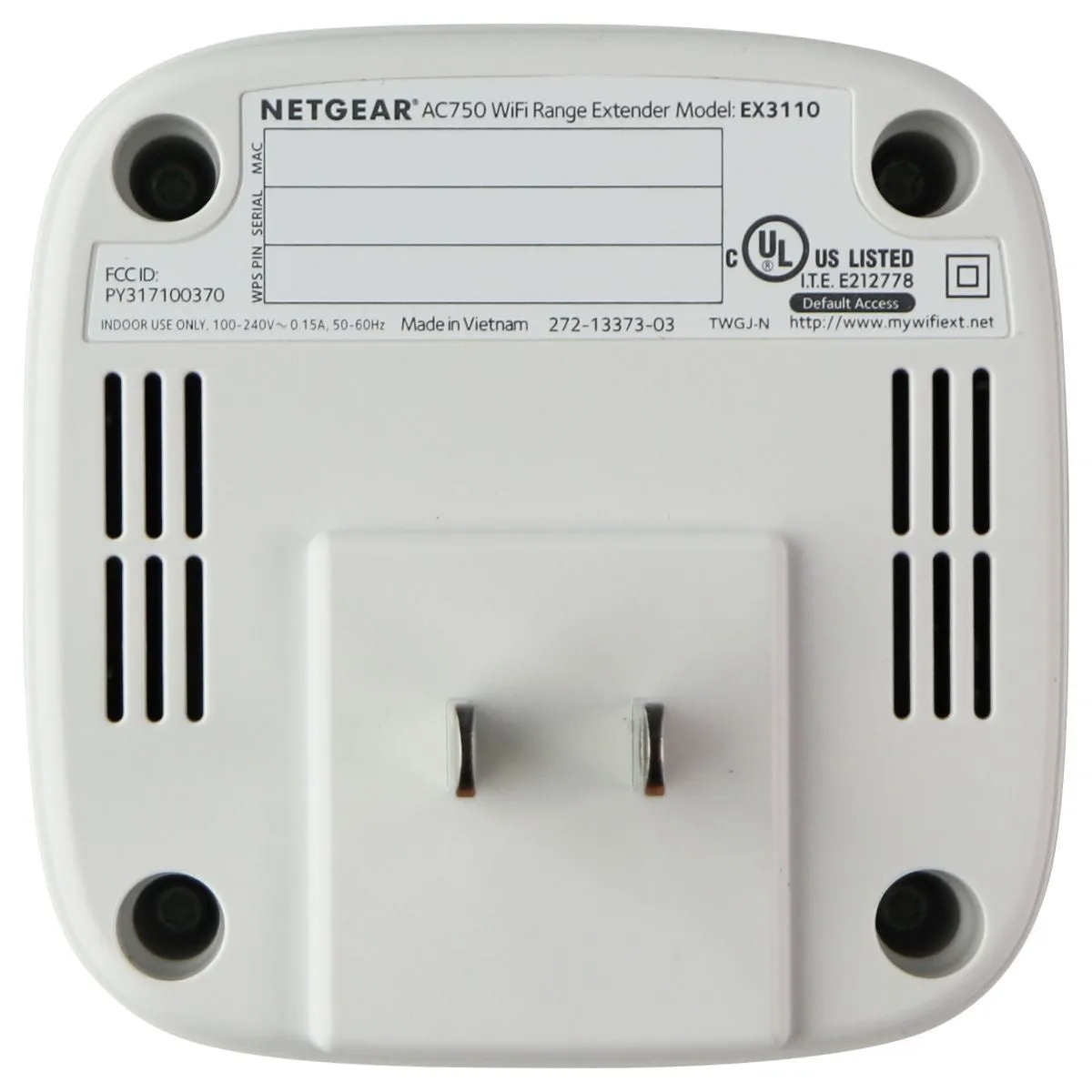 NETGEAR - AC750 Dual-Band Wi-Fi Range Extender (EX3110)