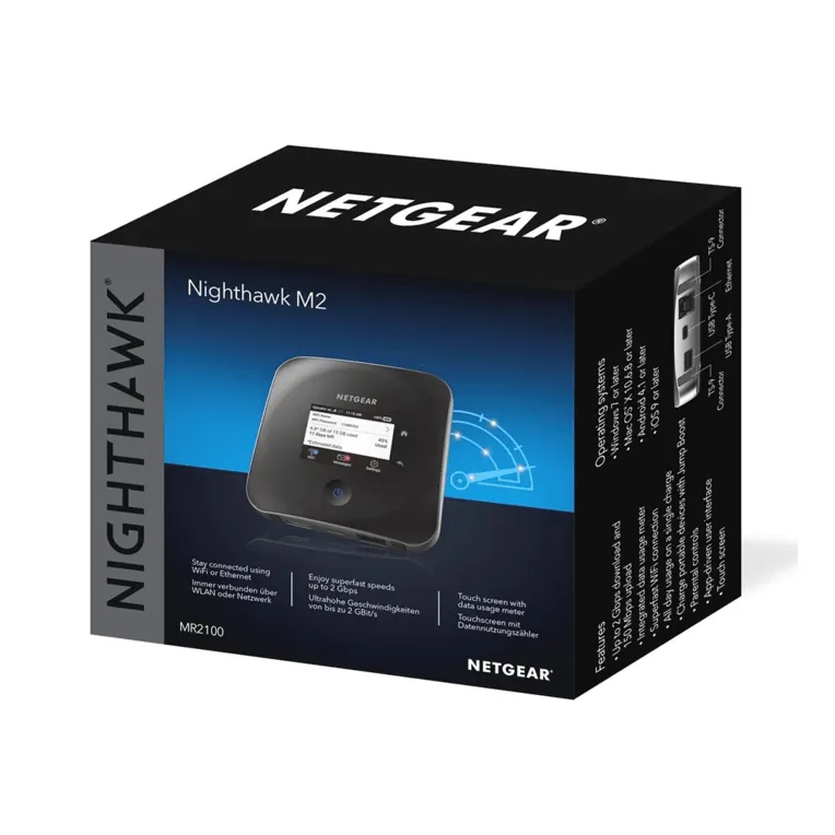 Netgear Nighthawk M2 LTE Mobile Router MR2100 Telstra Locked Black 1Y Wty