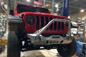 NightHawk Jeep JL Front Bumper W/Mid Tube Stinger Bare Artec Industries