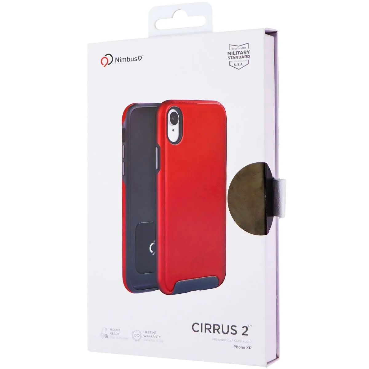 Nimbus9 Cirrus 2 Series Dual Layer Case for Apple iPhone XR Smartphone - Red