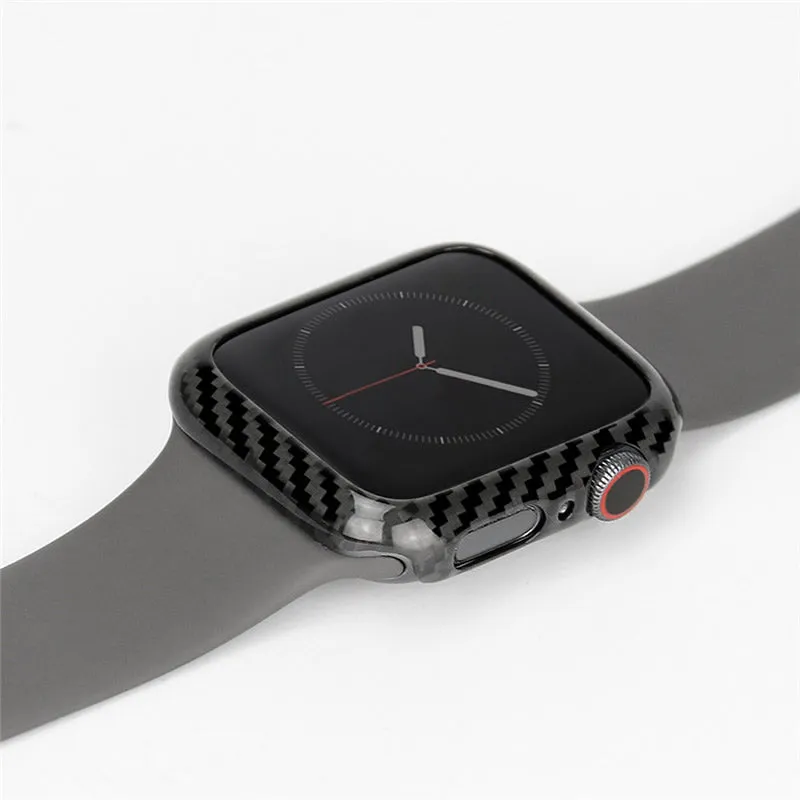 Oatsbasf Ultra Thin Luxury Real Aramid Fiber Case Cover for Apple Watch