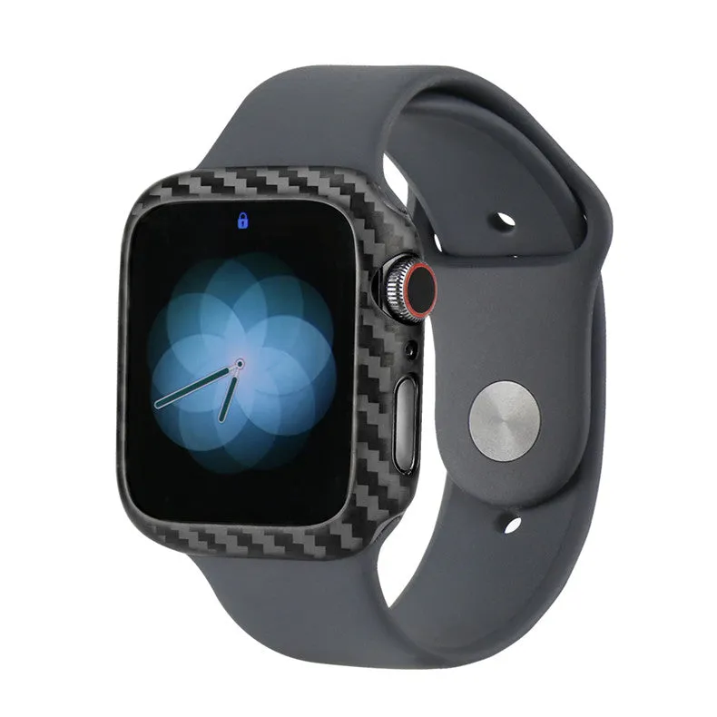 Oatsbasf Ultra Thin Luxury Real Aramid Fiber Case Cover for Apple Watch