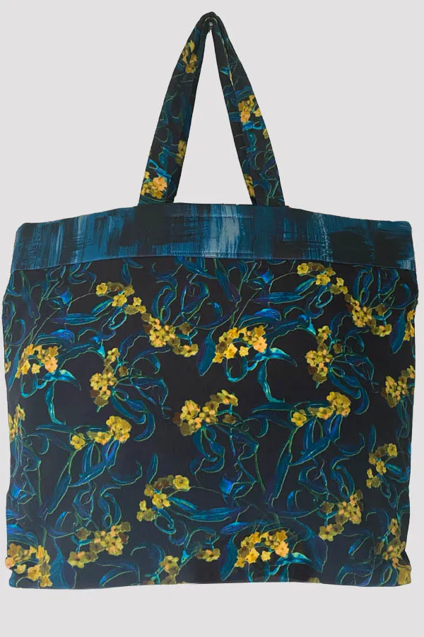 Oleander Navy Shopper Bag