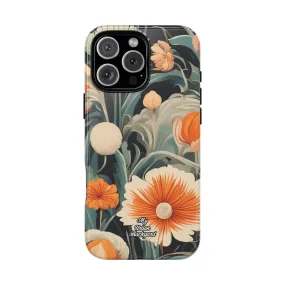 Orange and White Flowers, Cell Phone Case - Apple, Samsung or Google Pixel