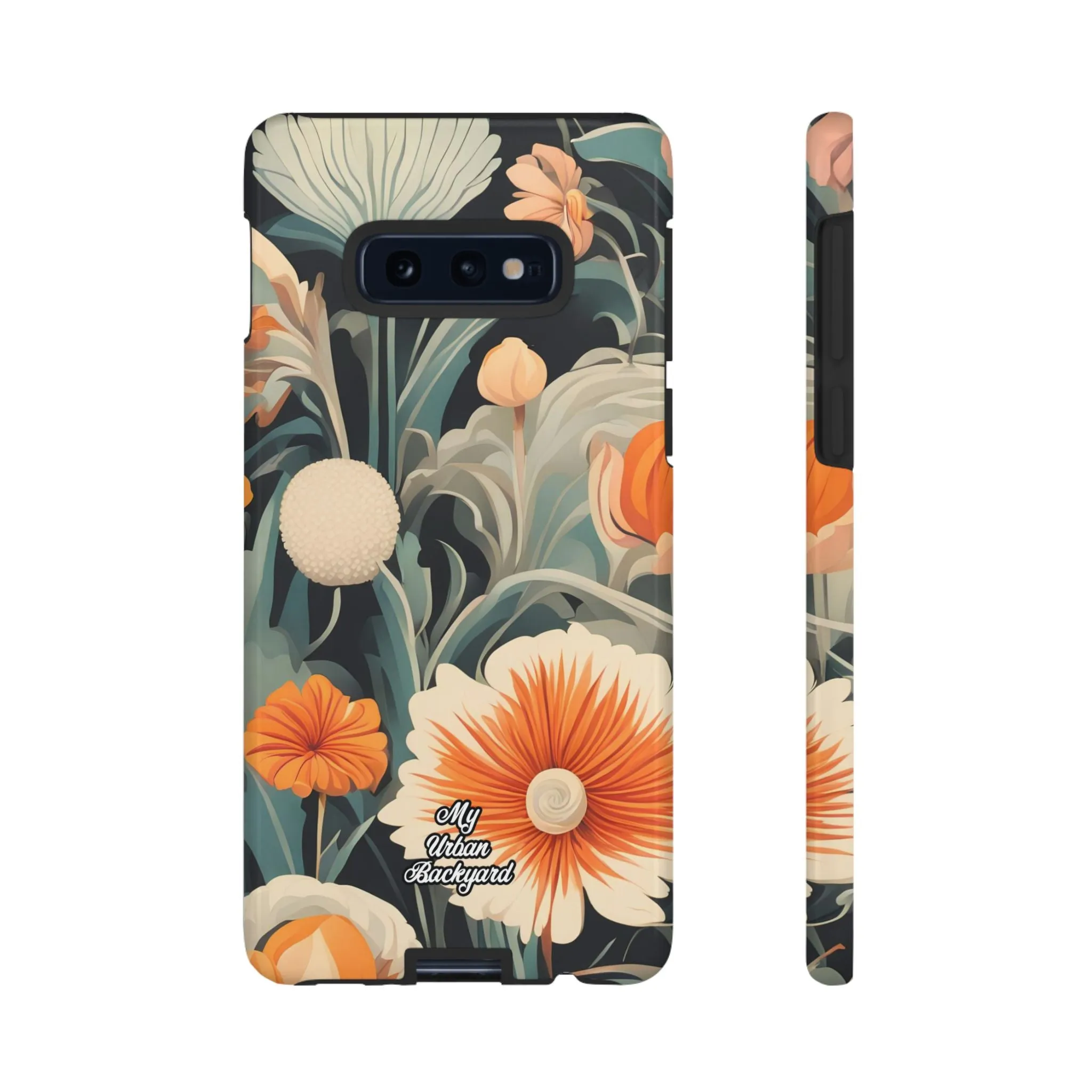 Orange and White Flowers, Cell Phone Case - Apple, Samsung or Google Pixel