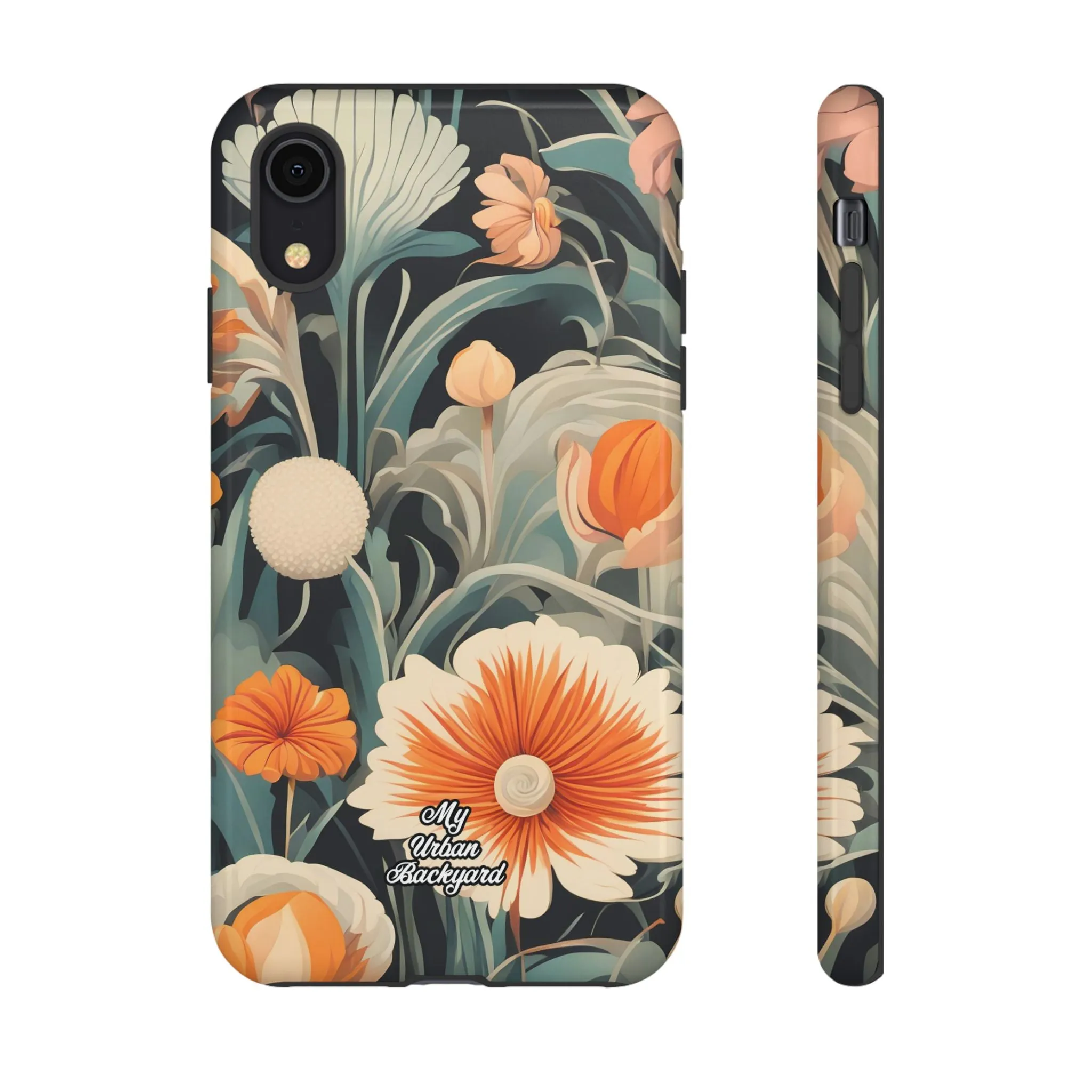 Orange and White Flowers, Cell Phone Case - Apple, Samsung or Google Pixel