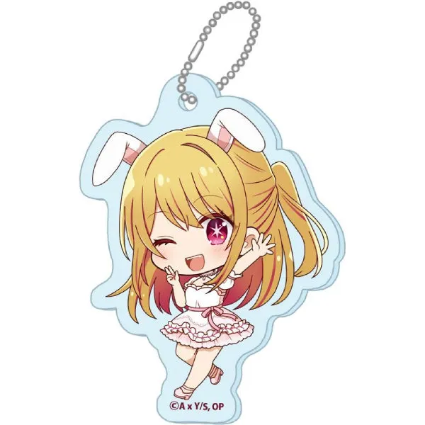 Oshi no Ko Puchichoko Trading Acrylic Key Ring - White Dress & Black Dress (Set of 12) 我推的孩子 鎖匙扣 吊飾 掛飾