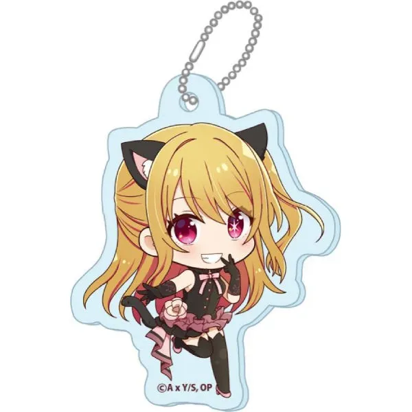 Oshi no Ko Puchichoko Trading Acrylic Key Ring - White Dress & Black Dress (Set of 12) 我推的孩子 鎖匙扣 吊飾 掛飾