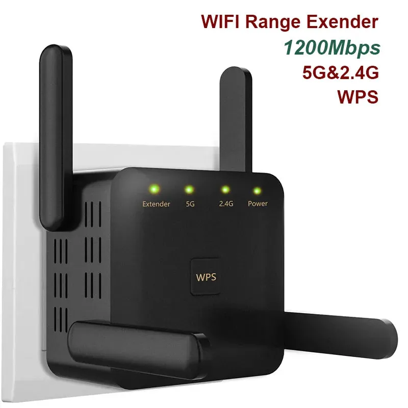 Outdoor Wifi Extender-5 Ghz WiFi Booster AC1200 Adapter 1200Mbps