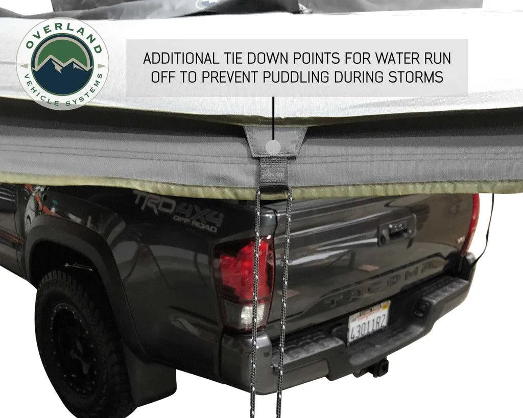 OVS Nomadic Awning 270 Passenger Side - Dark Gray Cover With Black Cover Universal