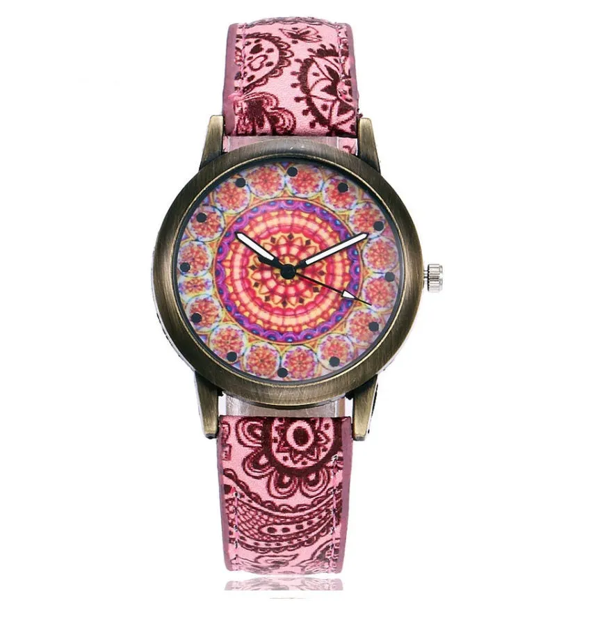 Paisley Print Ladies Wrist Watch for Women or Men