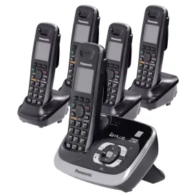 Panasonic KX-TG6524SK Dect 6.0 Plus Cordless Phone Answering System w/4 Handsets