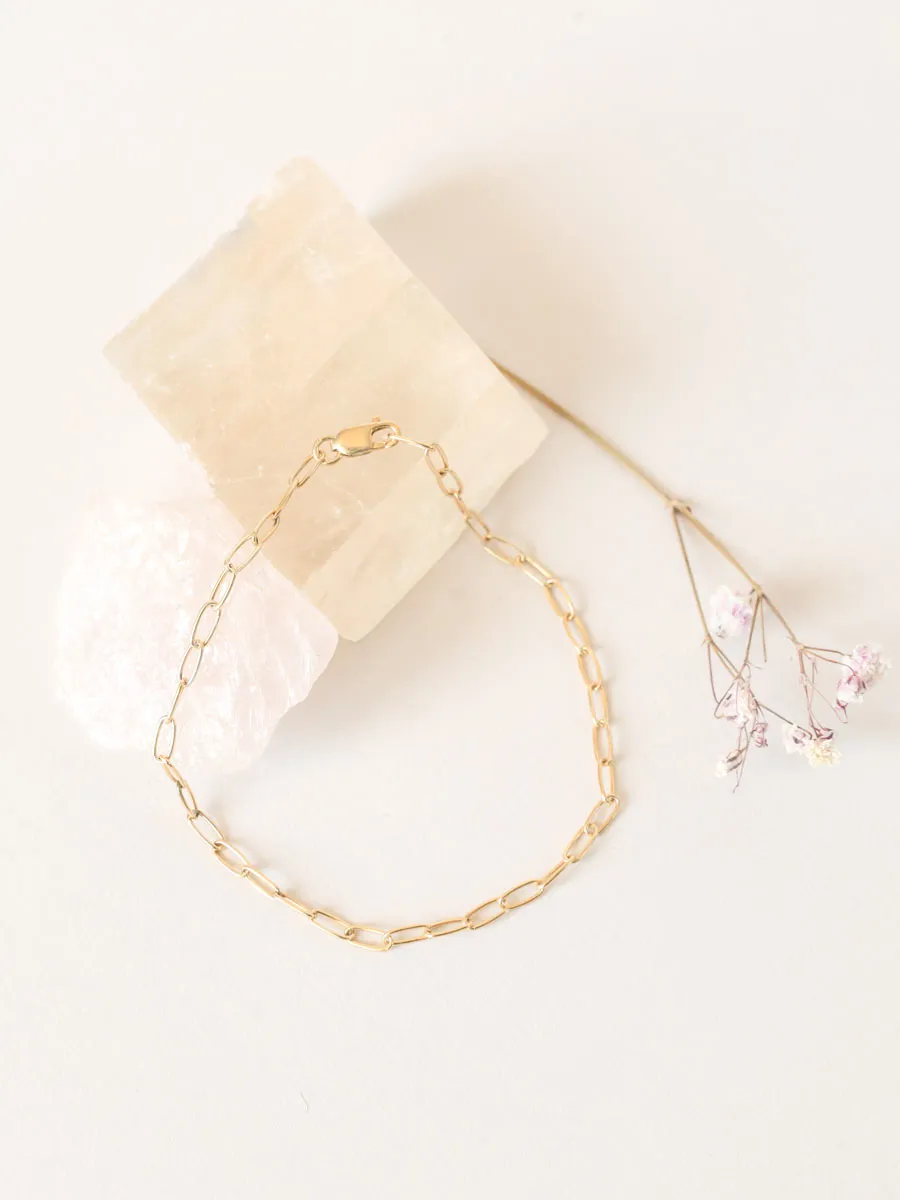 Paperclip Chain Bracelet