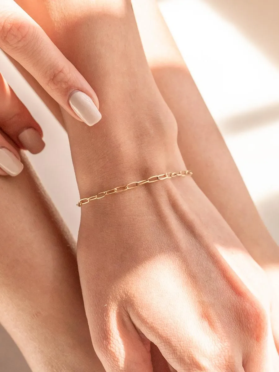 Paperclip Chain Bracelet