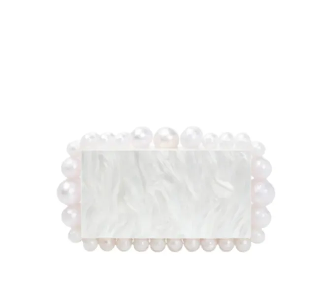 Pearl Acrylic Clutch