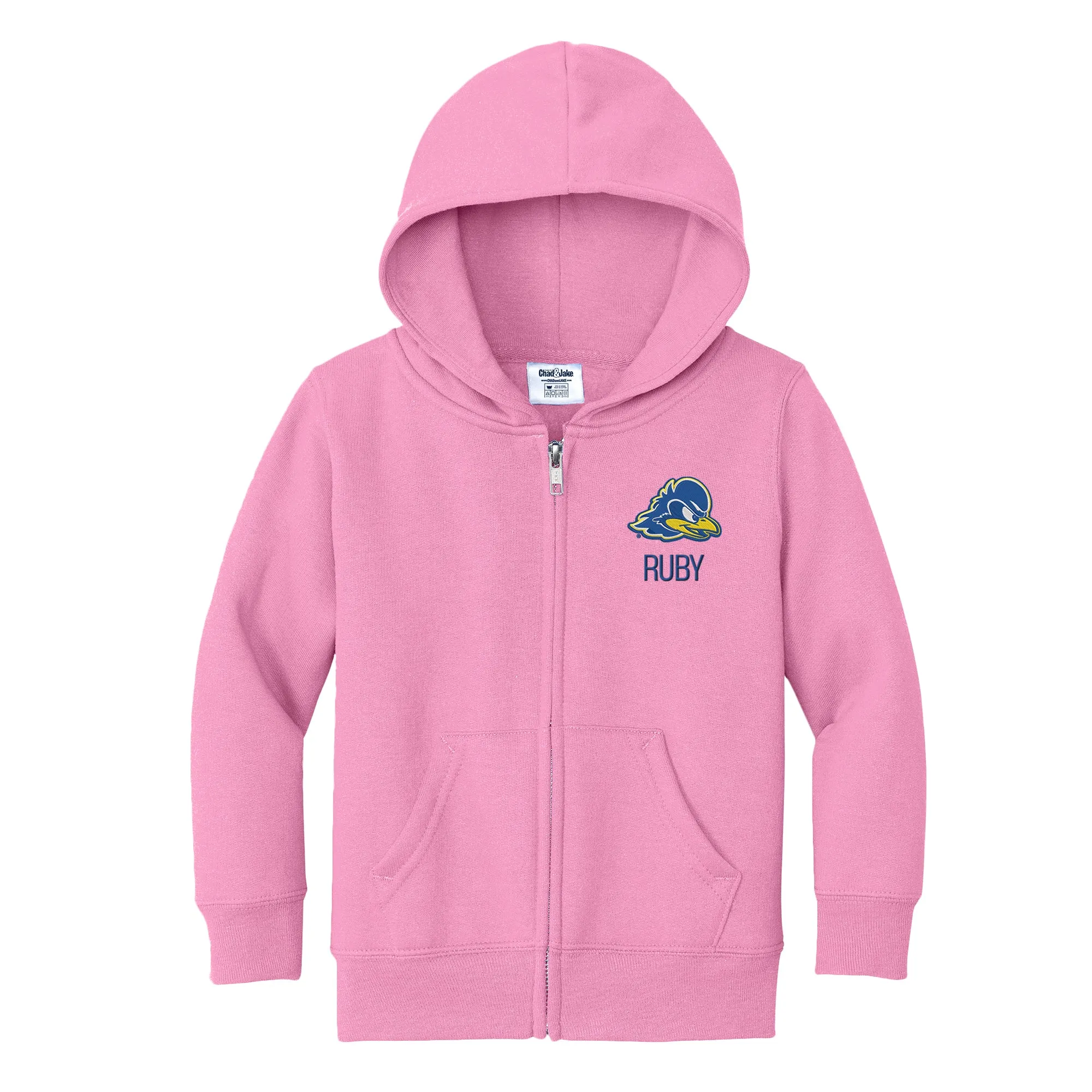 Personalized Delaware Fightin' Blue Hens Toddler Full-Zip Sweatshirt