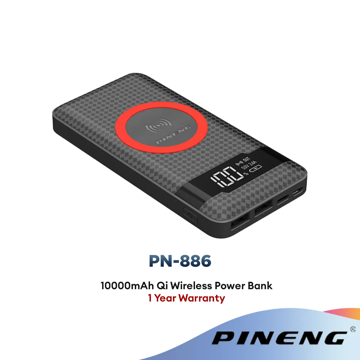 Pineng PN-853PD/PN-857/PN-961PD/PN-986/Qi PN-886/Qi PN-888PD Wireless Powerbank