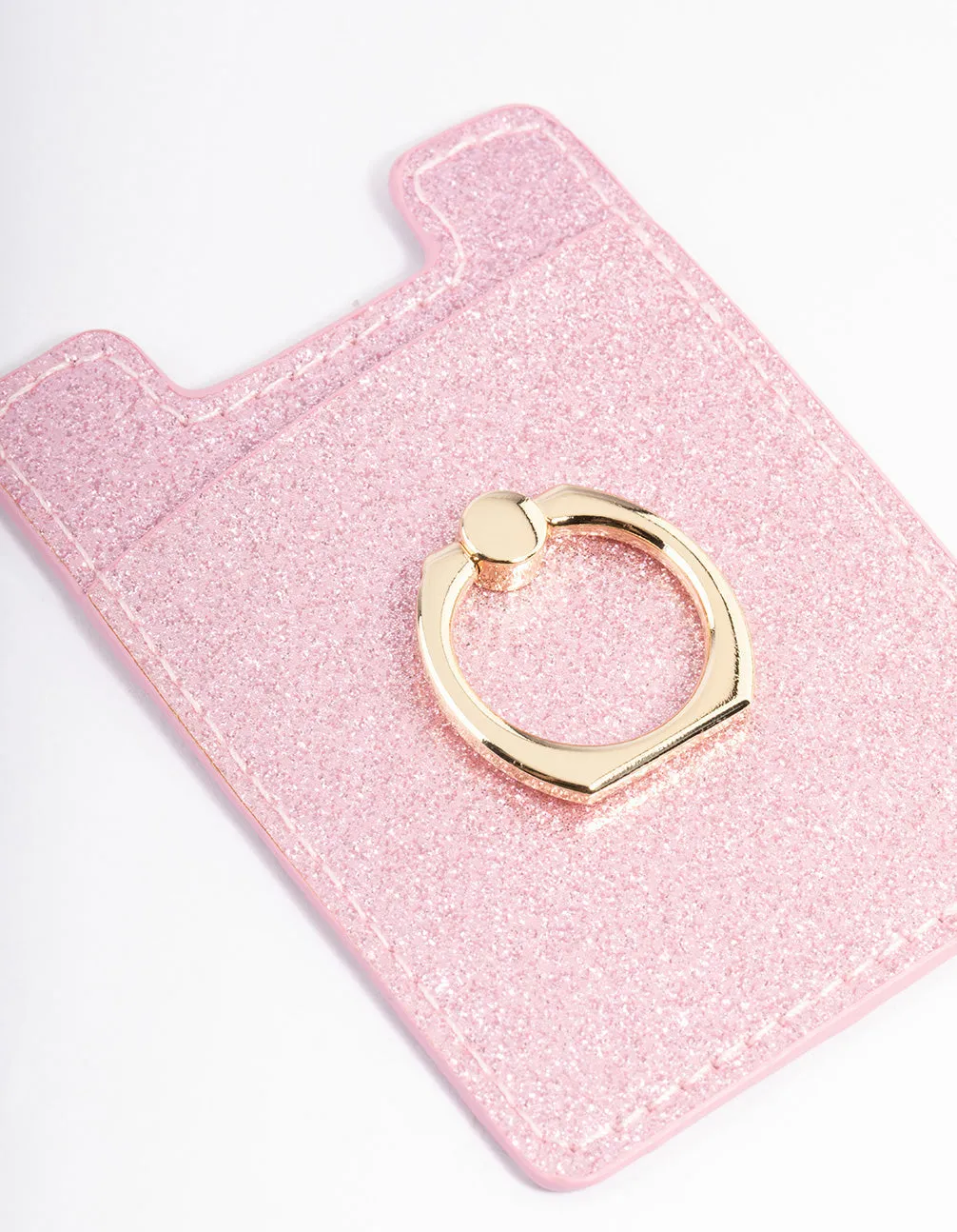 Pink Glitter Phone Wallet