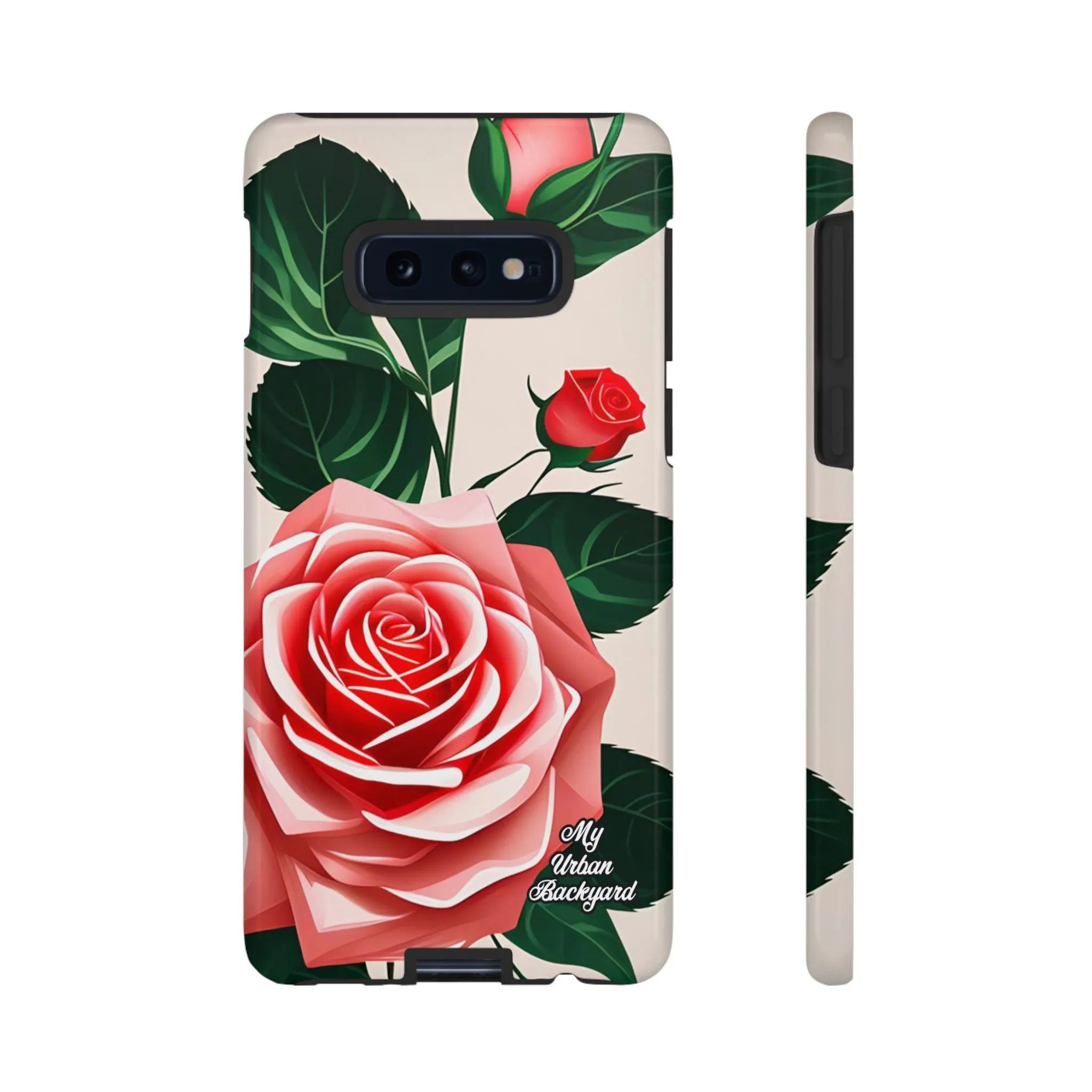 Pink Rose Flowers, Cell Phone Case - Apple, Samsung or Google Pixel