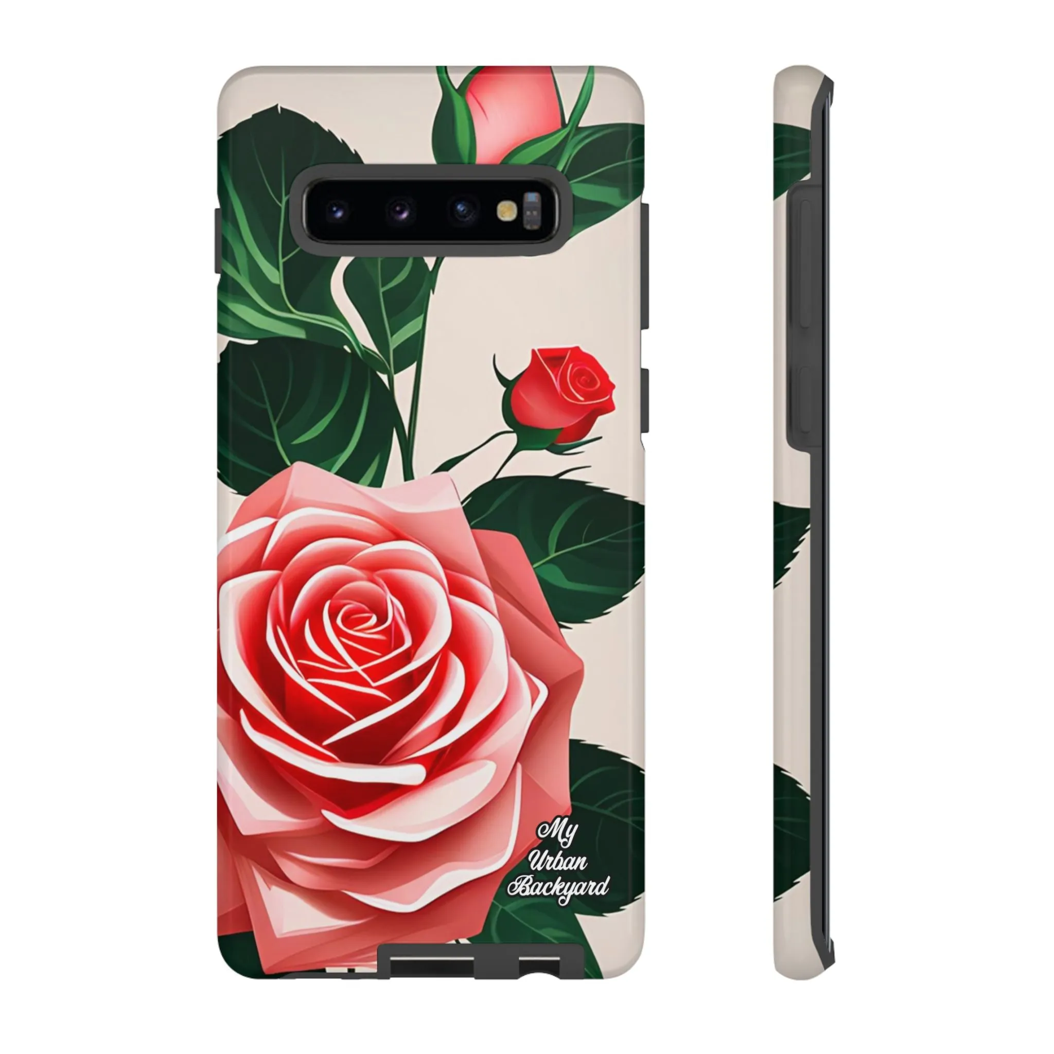 Pink Rose Flowers, Cell Phone Case - Apple, Samsung or Google Pixel